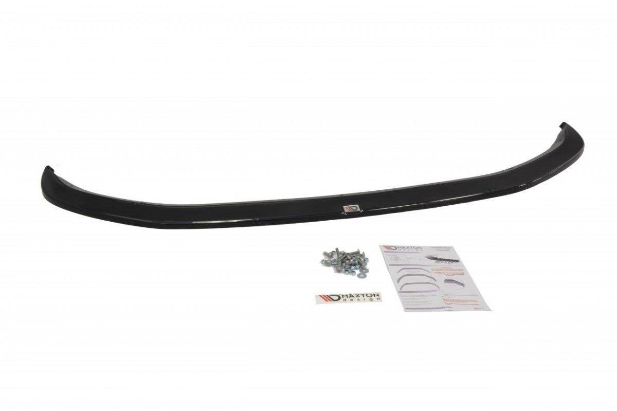 Maxton Design Street+ Spoilerlippe Front Ansatz passend für VW T5 Facelift ver.2 schwarz Hochglanz