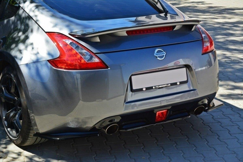 Maxton Design Heckansatz V.1 Nissan 370Z schwarz Hochglanz für Nissan 370Z Standard