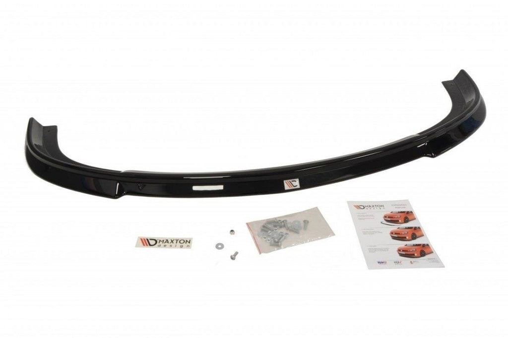 Maxton Design Street+ Spoilerlippe Front Ansatz passend für Mazda 3 MPS Mk1 schwarz Hochglanz