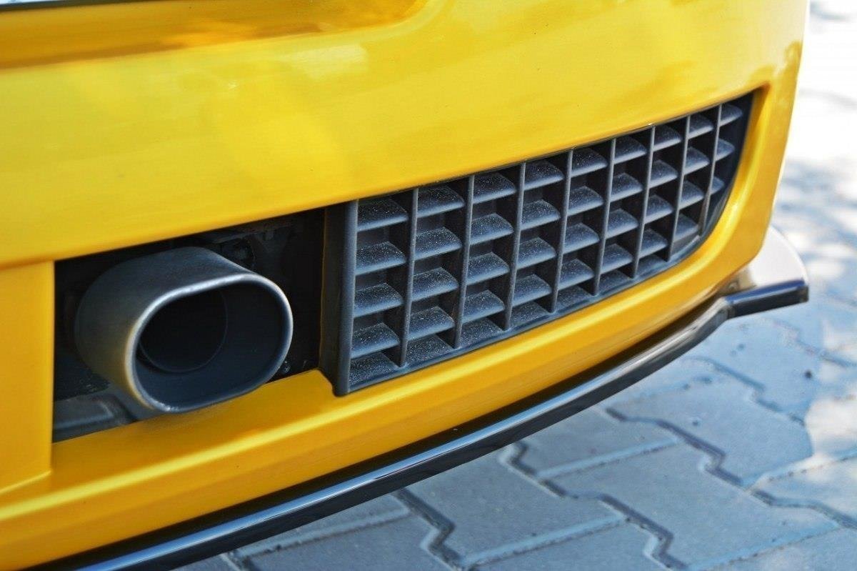 Maxton Design Diffusor Heck Ansatz passend für RENAULT MEGANE II RS schwarz Hochglanz