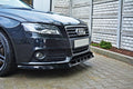 Maxton Design Front Diffuser V.1 Audi A4 Limousine / Avant B8 schwarz Hochglanz für Audi A4
