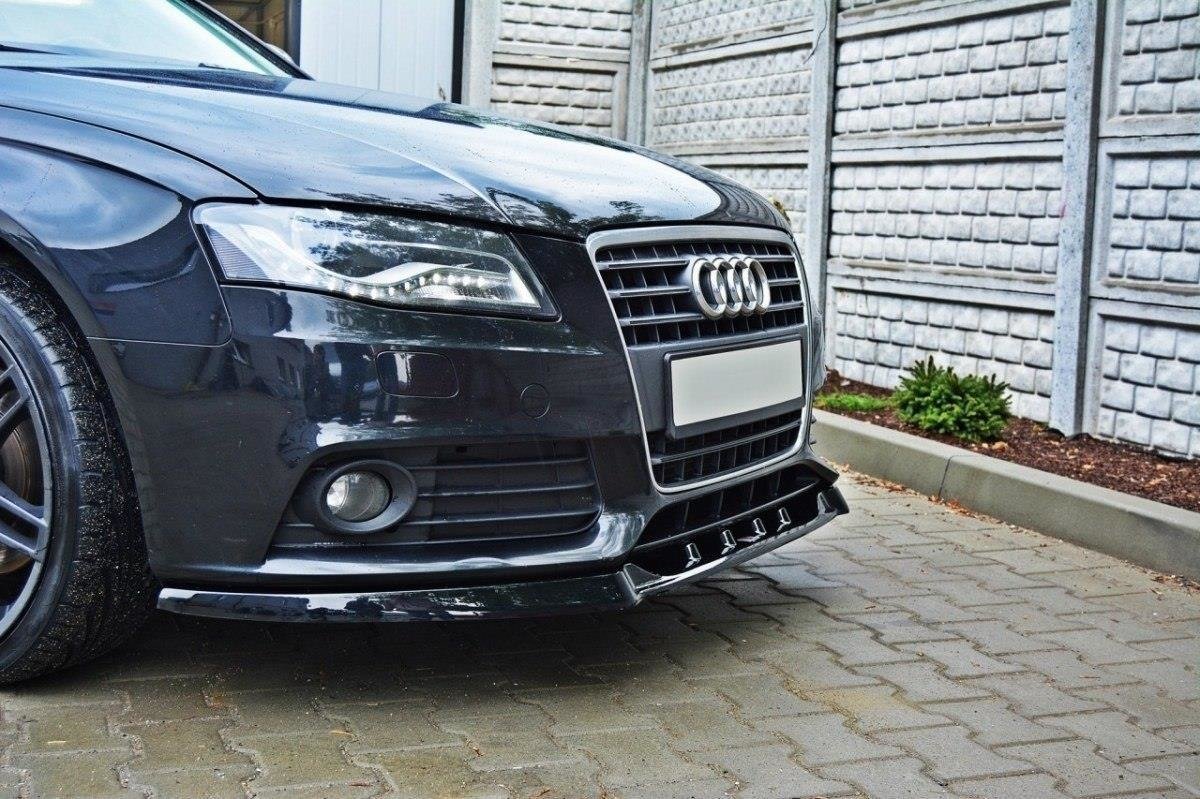 Maxton Design Front Diffuser V.1 Audi A4 Limousine / Avant B8 schwarz Hochglanz für Audi A4