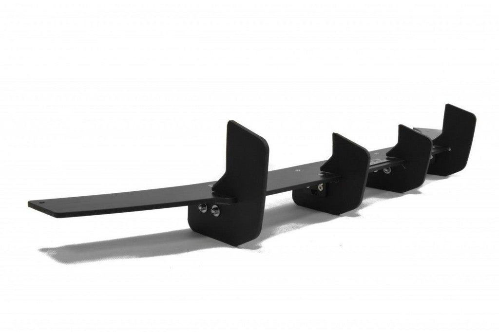 Maxton Design MAZDA 3 MK2 SPORT (vor Facelift) Diffusor Heck Ansatz passend für Heckschürze passend für & Heck Ansatz Flaps Diffusor passend für