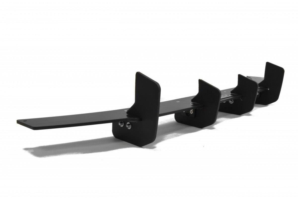 Maxton Design MAZDA 3 MK2 SPORT (vor Facelift) Diffusor Heck Ansatz passend für Heckschürze passend für & Heck Ansatz Flaps Diffusor passend für
