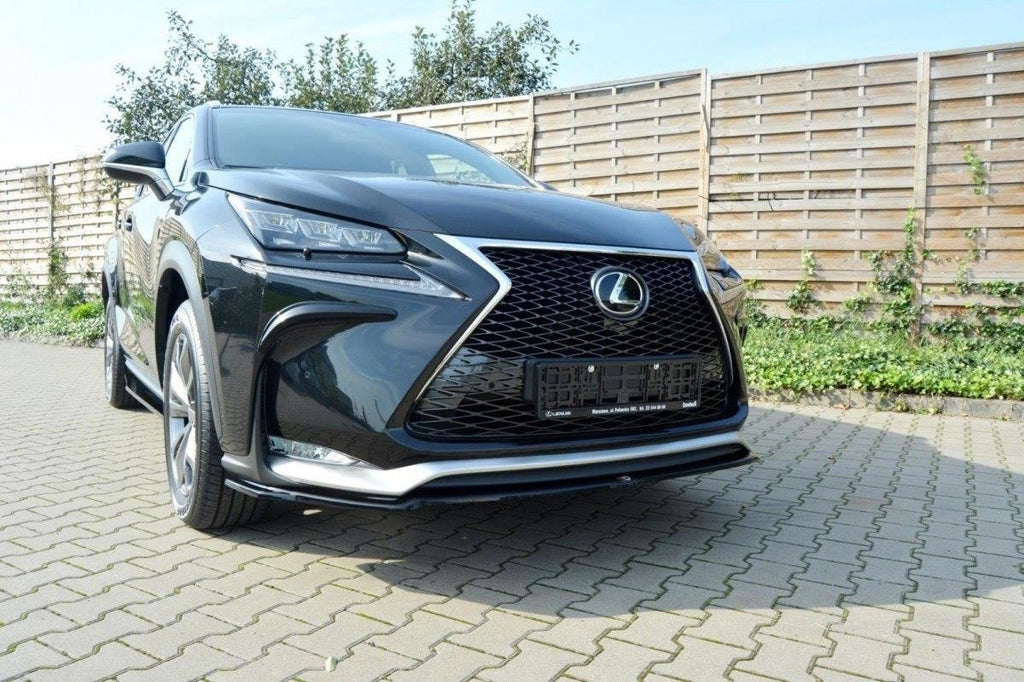Maxton Design Nebelleuchten Abdeckung passend für Lexus NX Mk1 schwarz Hochglanz