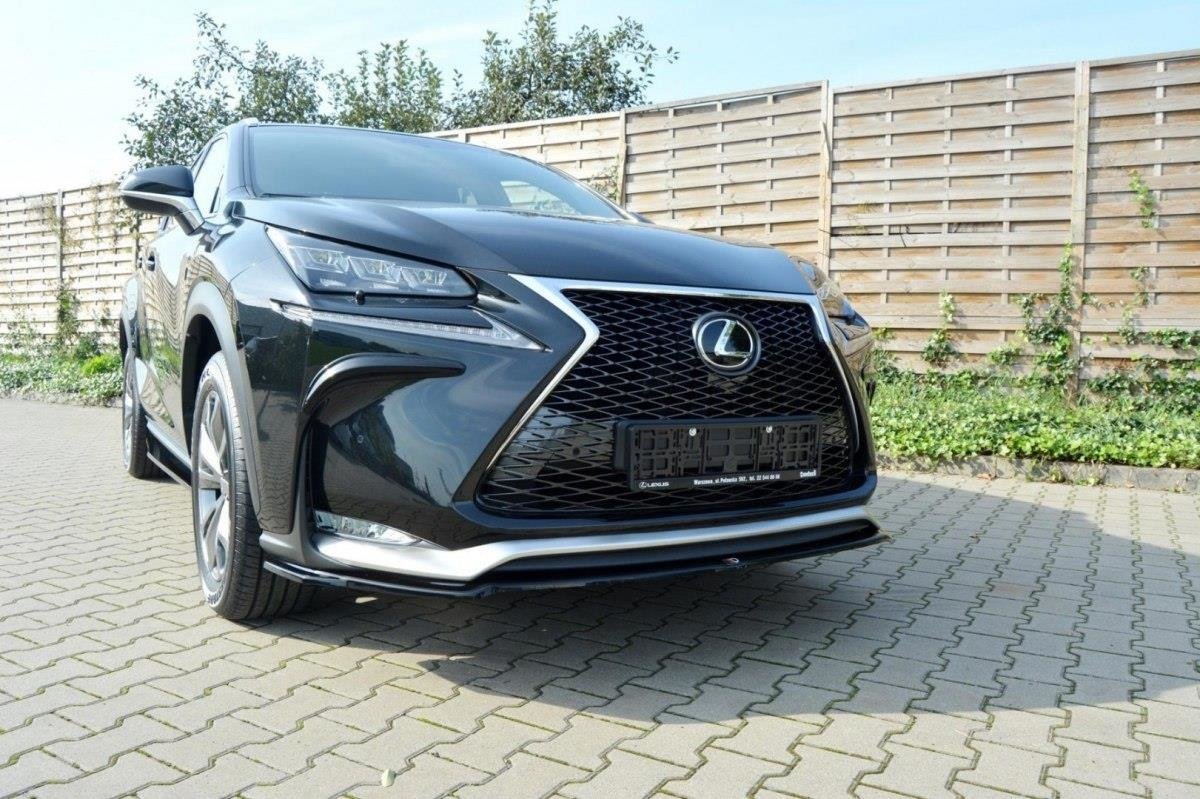 Maxton Design Nebelleuchten Abdeckung passend für Lexus NX Mk1 schwarz Hochglanz