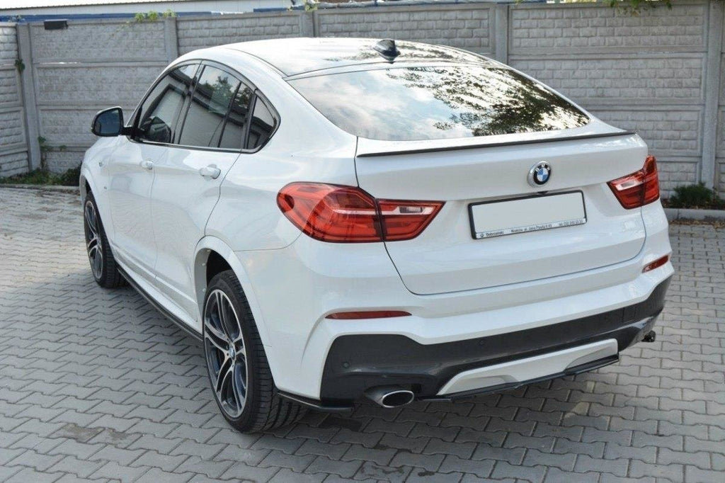Maxton Design Heckansatz BMW X4 M Paket schwarz Hochglanz für BMW X4 F26