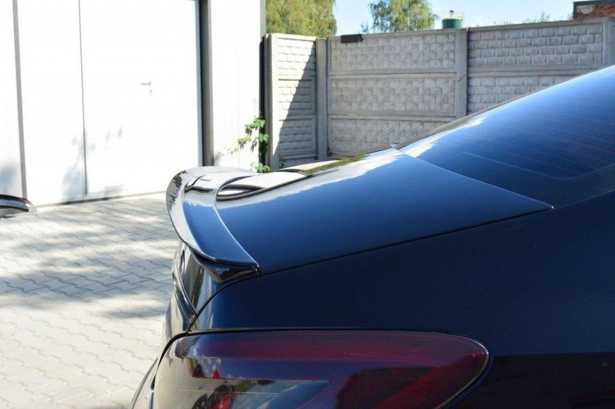 Maxton Design Spoiler CAP passend für Mercedes-Benz CLS AMG Line / 63 AMG C218 schwarz Hochglanz