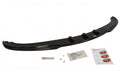 Maxton Design Street+ Spoilerlippe Front Ansatz V.1 passend für BMW 3er E90 / E91 Facelift schwarz Hochglanz