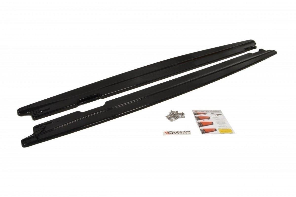 Maxton Design Street+ Seitenschweller Leisten passend für BMW 5er E60/61 M Paket schwarz Hochglanz