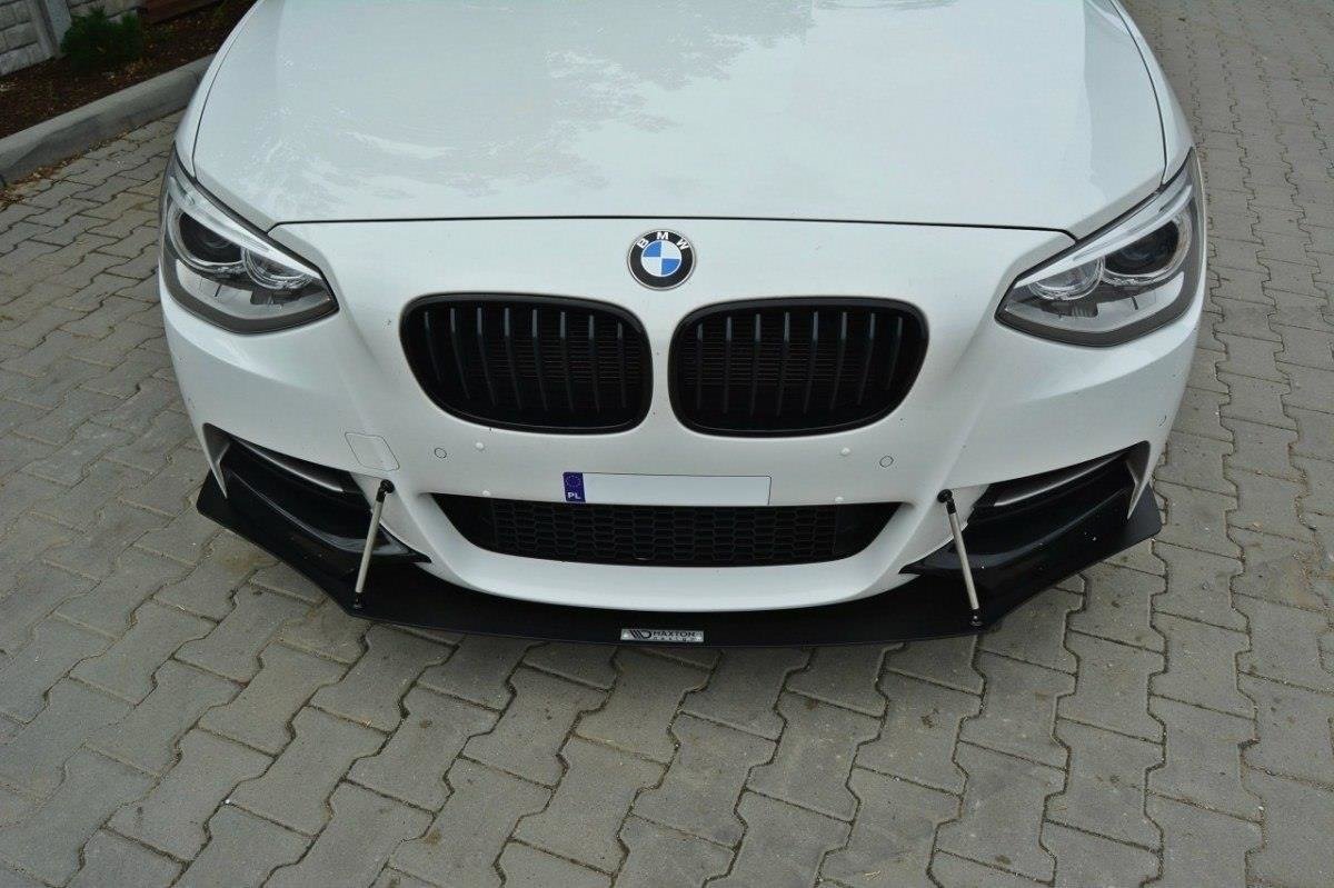 Maxton Design Racing Street+ Spoilerlippe Front Ansatz passend für BMW 1er F20/F21 M-Power (vor Facelift)