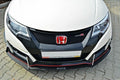 Maxton Design Racing Street+ Spoilerlippe Front Ansatz passend für v.2 HONDA CIVIC IX TYPE R
