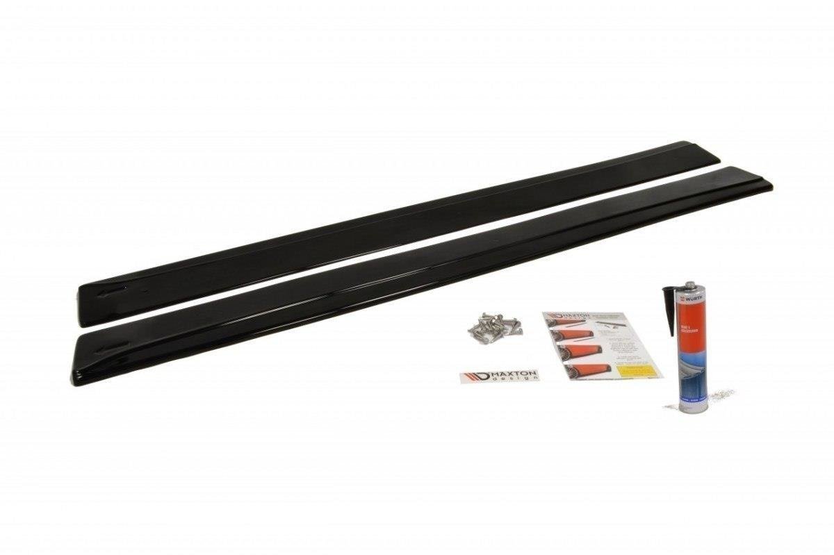 Maxton Design Street+ Seitenschweller Leisten passend für Toyota Celica T23 TS schwarz Hochglanz