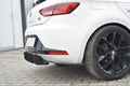 Maxton Design Diffusor Heck Ansatz passend für Heckschürze passend für SEAT LEON III FR
