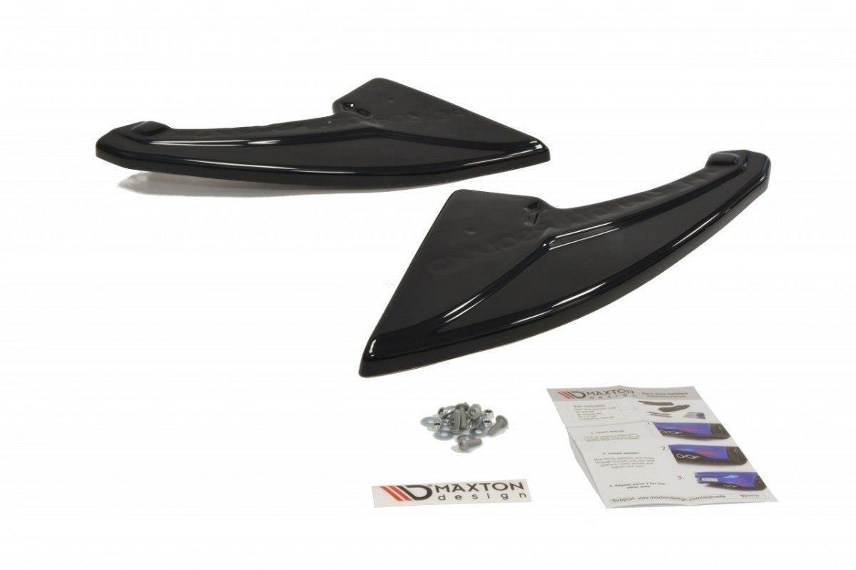 Maxton Design Heck Ansatz Flaps Diffusor passend für PEUGEOT 308 II GTI schwarz Hochglanz