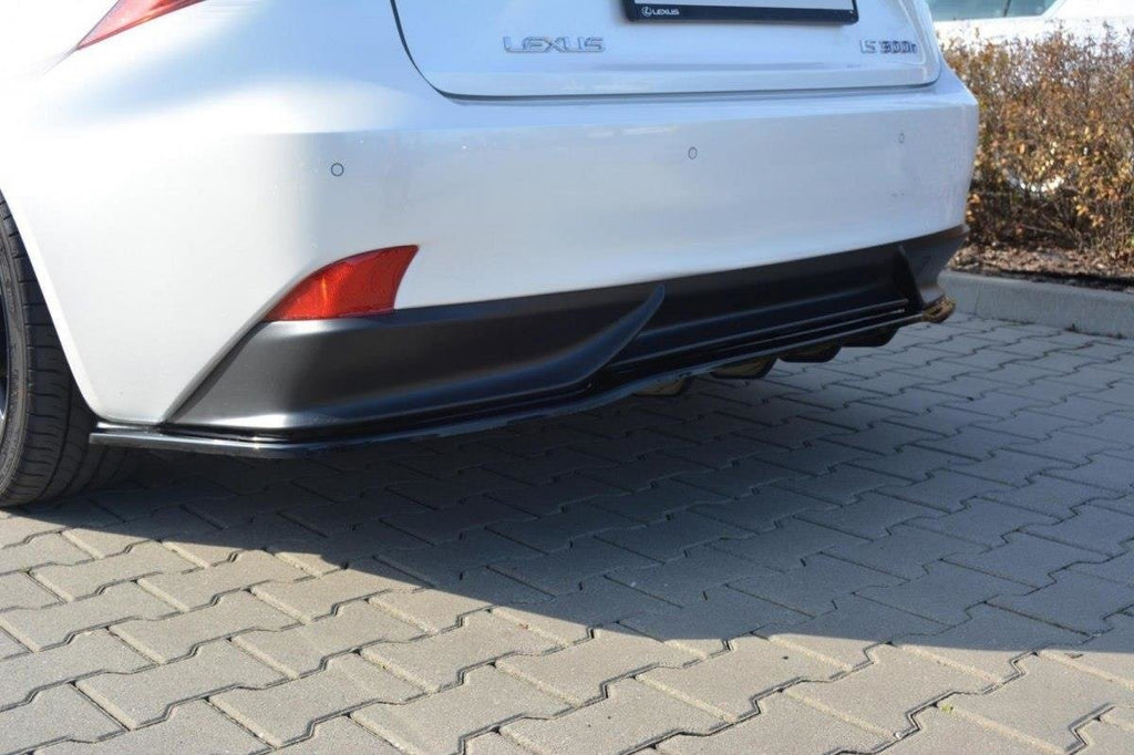Maxton Design Heckansatz Lexus IS Mk3 H DTM LOOK schwarz Hochglanz für Lexus IS Mk3(XE30) 2013-2016