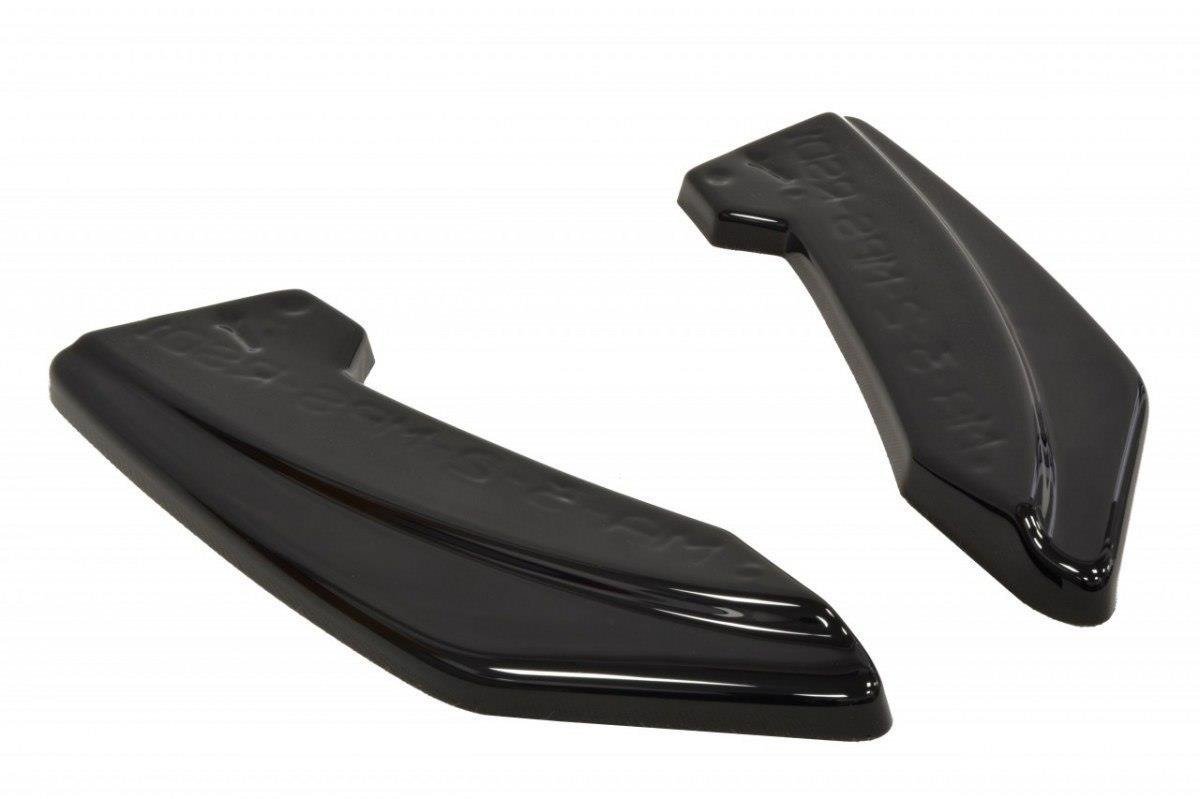 Maxton Design Heck Ansatz Flaps Diffusor passend für MAZDA 3 MK2 MPS schwarz Hochglanz