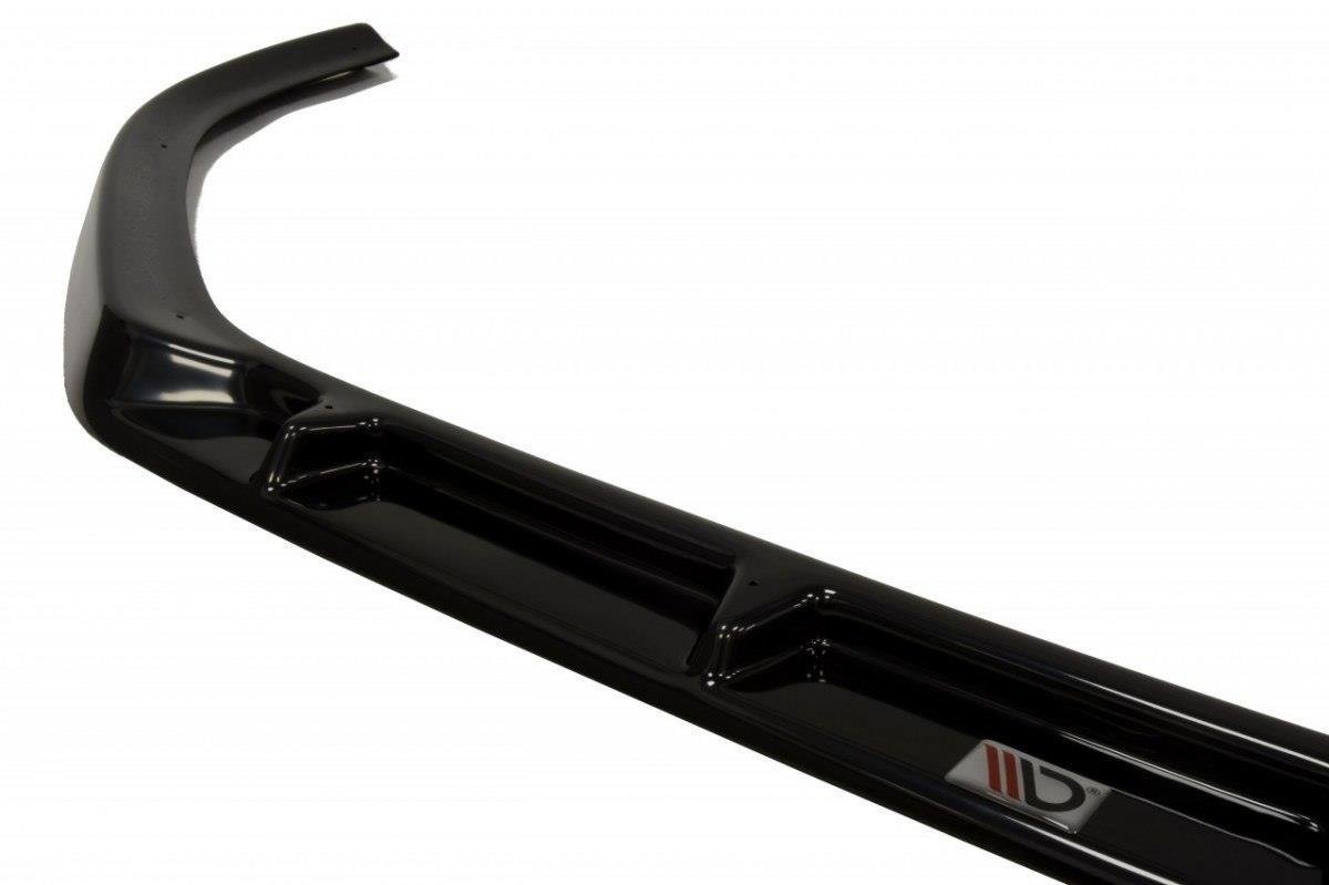 Maxton Design Street+ Spoilerlippe Front Ansatz passend für PEUGEOT 308 vor Facelift schwarz Hochglanz