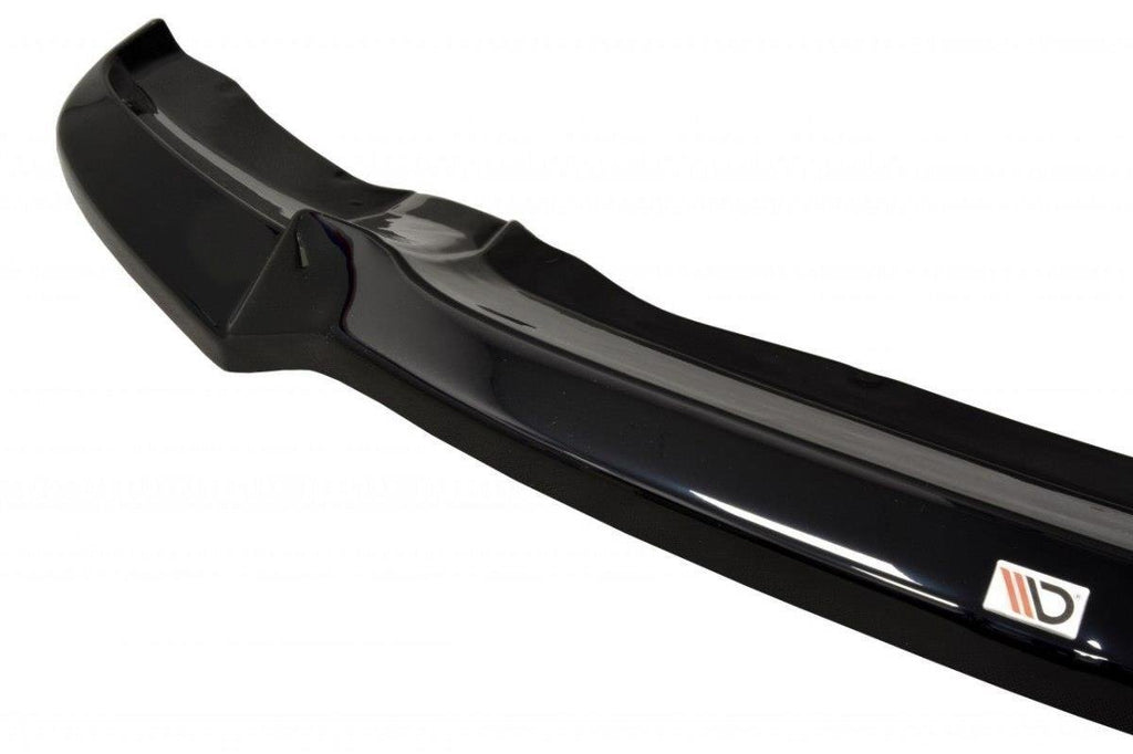 Maxton Design Street+ Spoilerlippe Front Ansatz passend für v.1 BMW X6 F16 M Paket schwarz Hochglanz