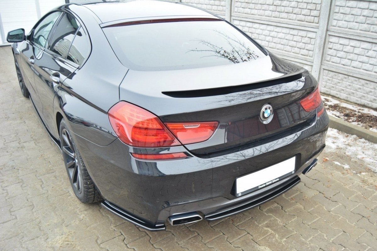 Maxton Design Heckansatz BMW 6er Gran Coupé M Paket DTM LOOK schwarz Hochglanz für BMW 6er F06- F12- F13