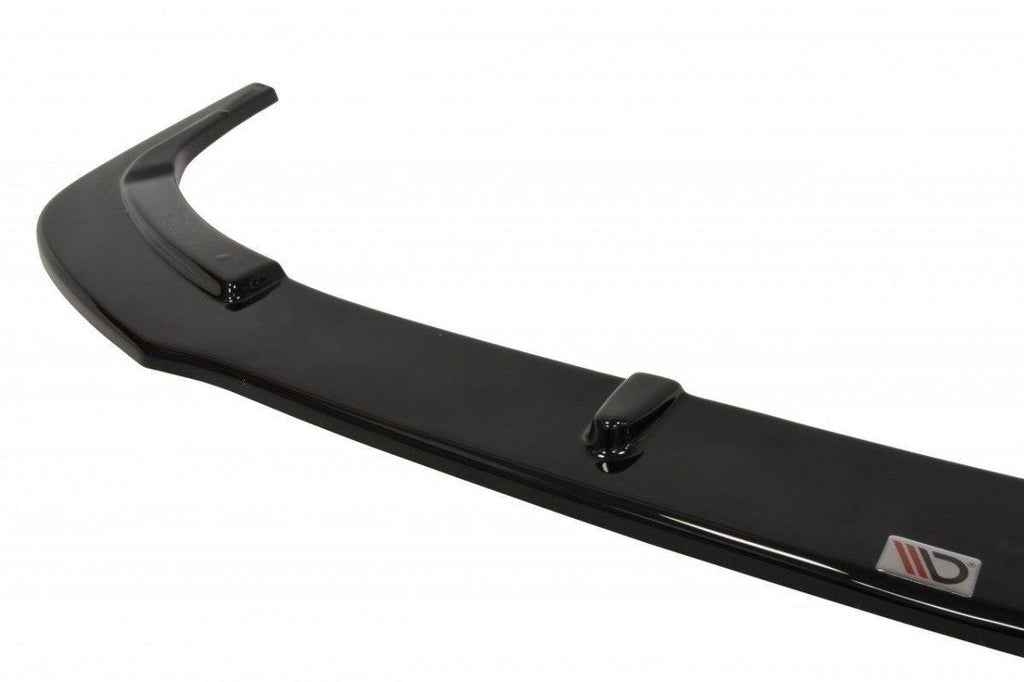 Maxton Design Street+ Spoilerlippe Front Ansatz V.1 passend für Mitsubishi Lancer Evo X schwarz Hochglanz