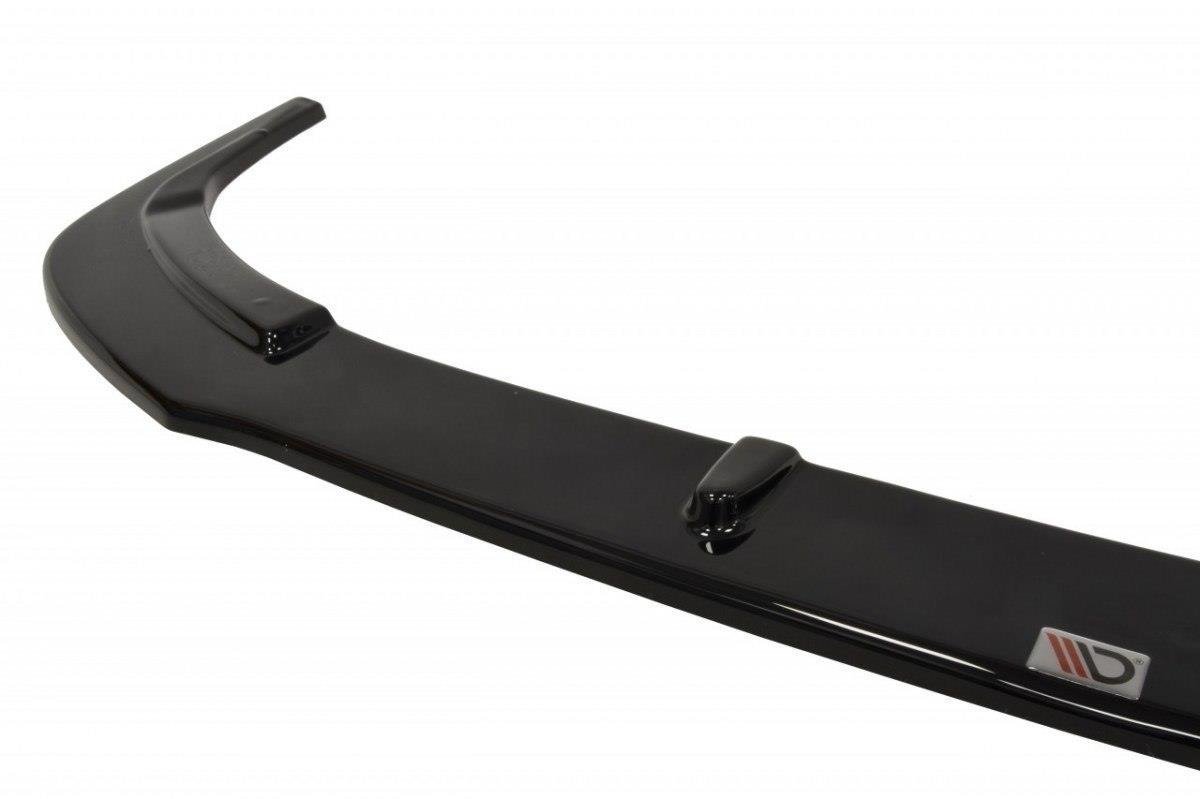 Maxton Design Street+ Spoilerlippe Front Ansatz V.1 passend für Mitsubishi Lancer Evo X schwarz Hochglanz