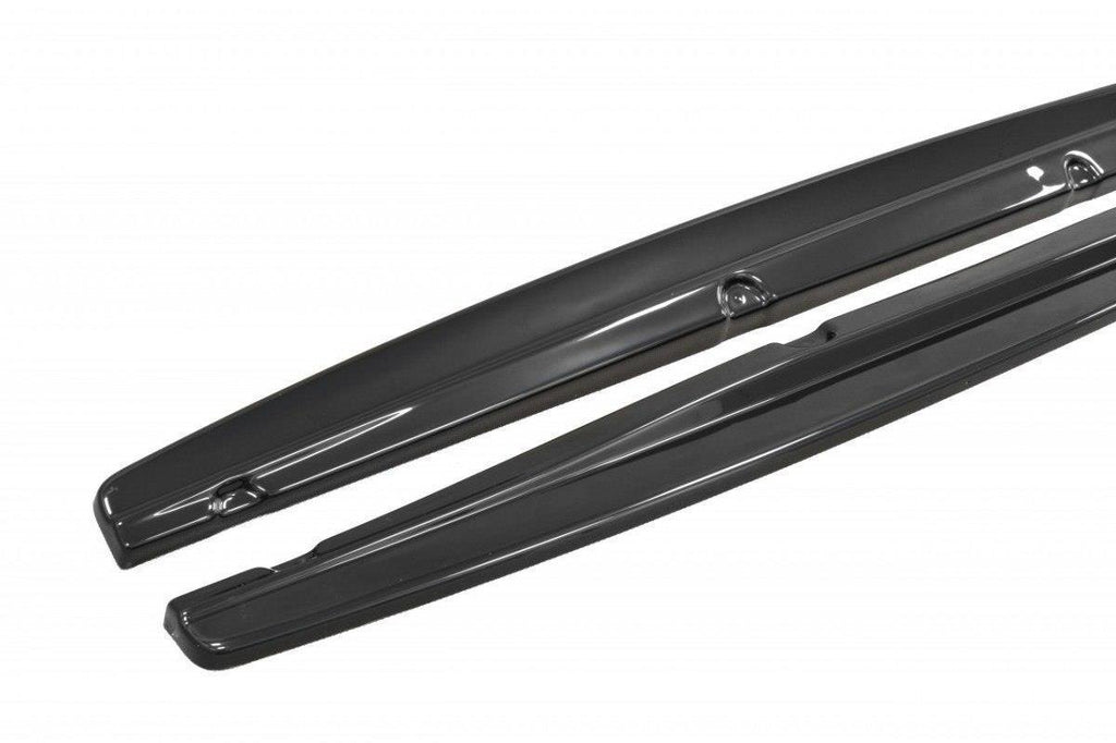 Maxton Design Street+ Seitenschweller Leisten passend für Fiat Bravo MK 2 SPORT schwarz Hochglanz