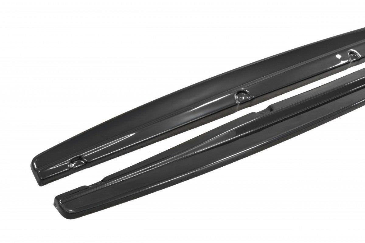 Maxton Design Street+ Seitenschweller Leisten passend für Fiat Bravo MK 2 SPORT schwarz Hochglanz
