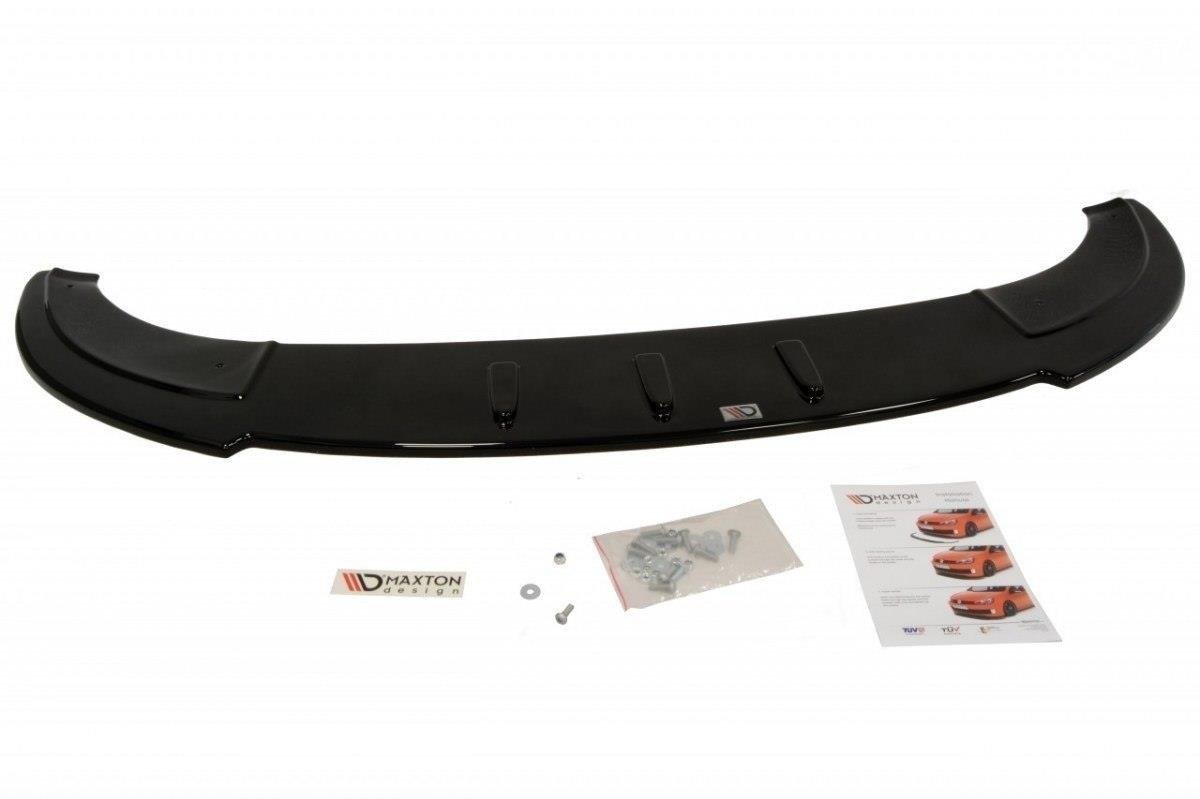 Maxton Design Street+ Spoilerlippe Front Ansatz passend für Audi S3 8P schwarz Hochglanz