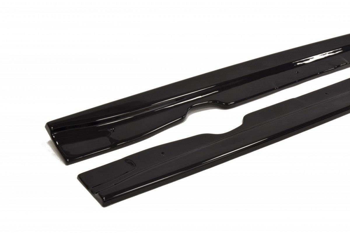 Maxton Design Street+ Seitenschweller Leisten passend für BMW M3 E92 / Cabrio E93 schwarz Hochglanz