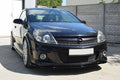 Maxton Design Street+ Spoilerlippe Front Ansatz passend für OPEL ASTRA H (passend für OPC / VXR) schwarz Hochglanz