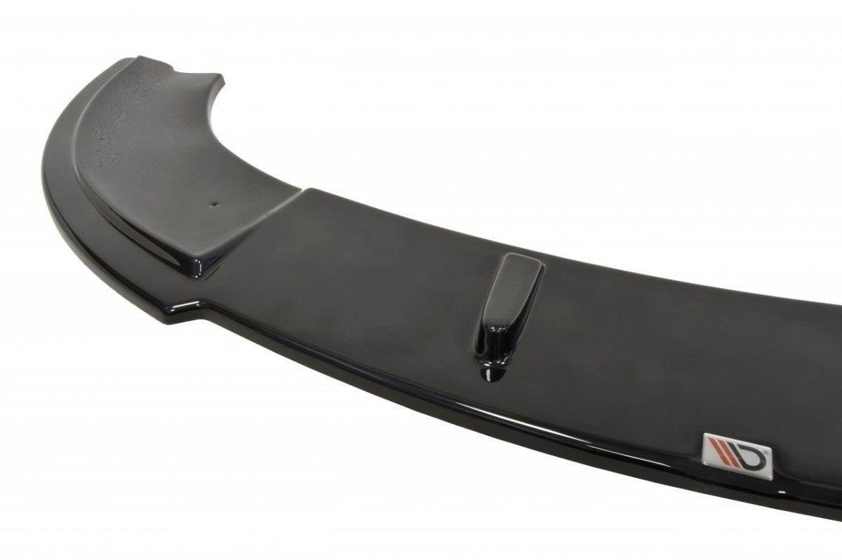 Maxton Design Street+ Spoilerlippe Front Ansatz passend für Seat Leon II MS Design schwarz Hochglanz