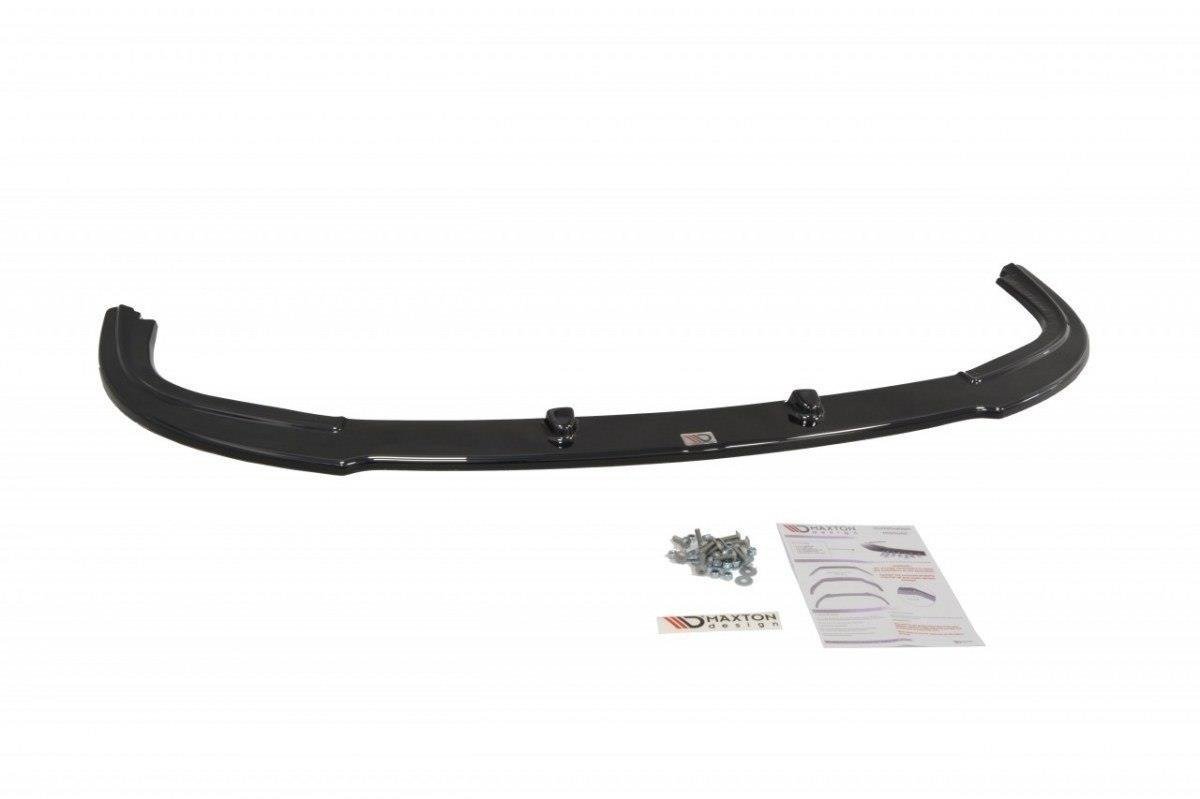 Maxton Design Street+ Spoilerlippe Front Ansatz passend für v.2 Subaru Impreza II WRX schwarz Hochglanz