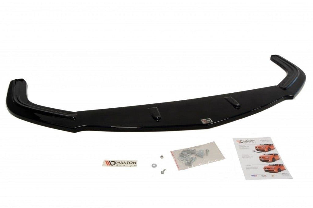Maxton Design Street+ Spoilerlippe Front Ansatz passend für OPEL ZAFIRA B OPC / VXR schwarz Hochglanz