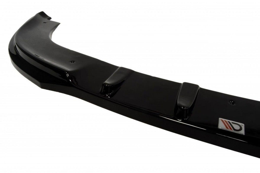 Maxton Design Street+ Spoilerlippe Front Ansatz passend für VW Touran Mk1 schwarz Hochglanz