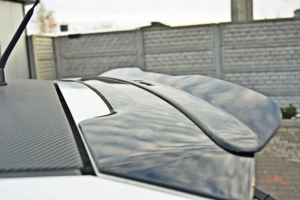 Maxton Design Spoiler CAP passend für FIAT GRANDE PUNTO ABARTH schwarz Hochglanz