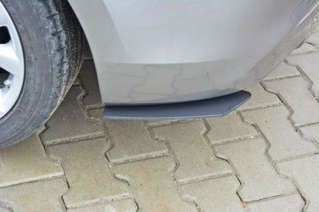 Maxton Design MAZDA 3 MK2 SPORT (vor Facelift) Diffusor Heck Ansatz passend für Heckschürze passend für & Heck Ansatz Flaps Diffusor passend für