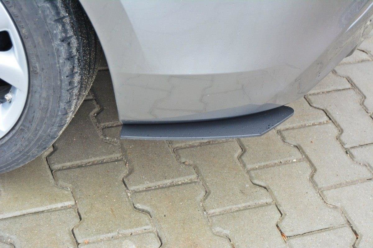Maxton Design MAZDA 3 MK2 SPORT (vor Facelift) Diffusor Heck Ansatz passend für Heckschürze passend für & Heck Ansatz Flaps Diffusor passend für