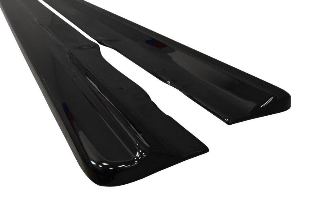 Maxton Design Seitenschweller Ansatz für Audi A8 D4 Carbon Look