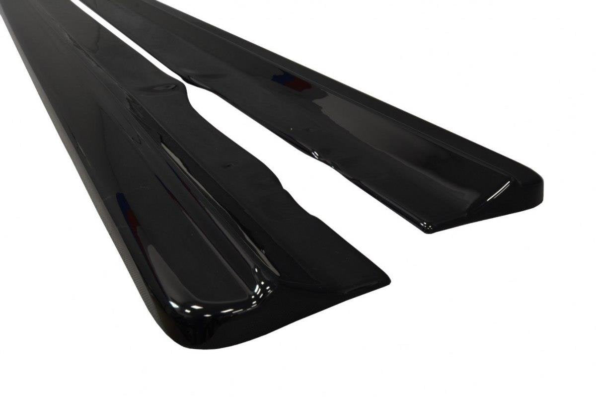 Maxton Design Seitenschweller Ansatz für Audi A8 D4 Carbon Look