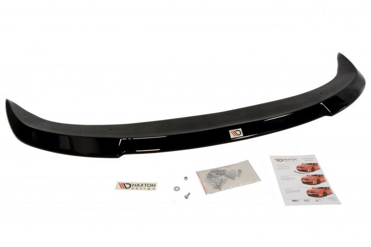 Maxton Design Street+ Spoilerlippe Front Ansatz passend für AUDI S4 B6 schwarz Hochglanz