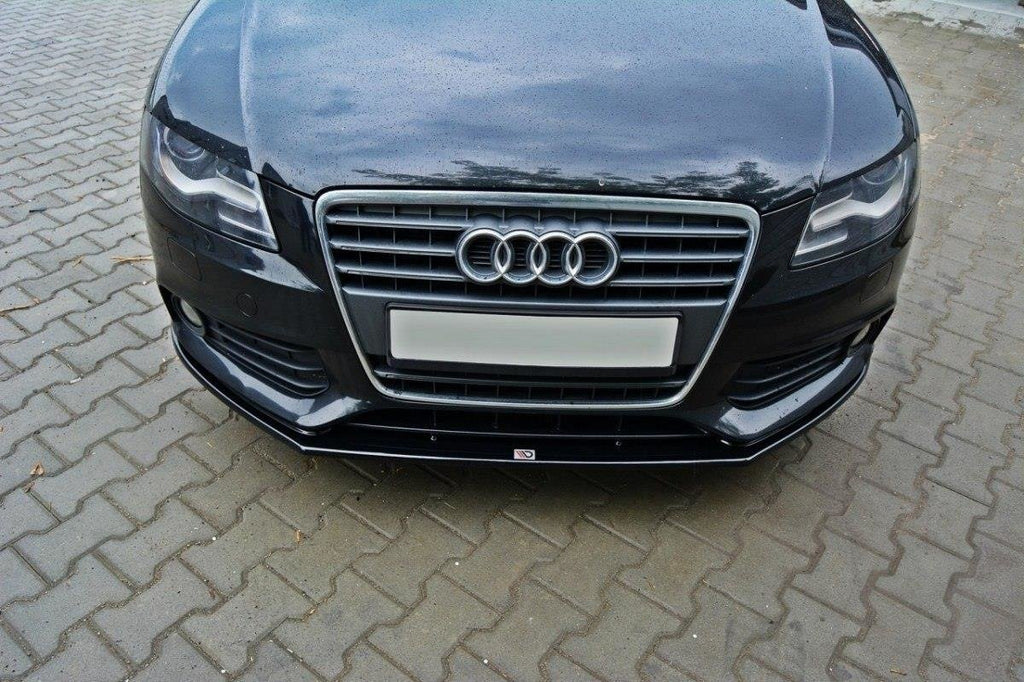 Maxton Design Front Diffuser V.2 Audi A4 Limousine / Avant B8 schwarz Hochglanz für Audi A4