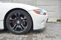 Maxton Design Street+ Spoilerlippe Front Ansatz passend für v.2 BMW Z4 E85 vor Facelift schwarz Hochglanz