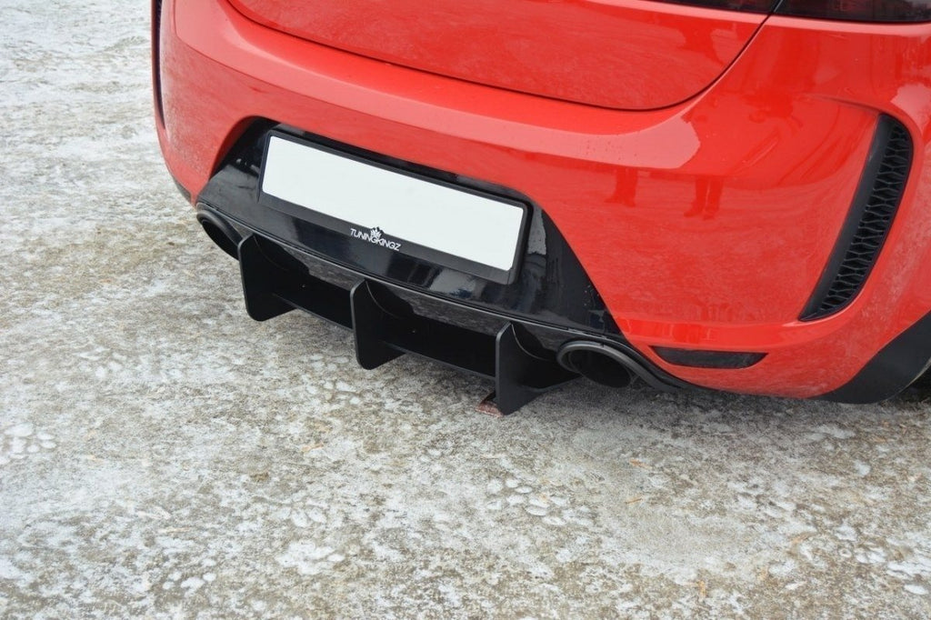 Maxton Design Diffusor Heck Ansatz passend für Heckschürze passend für SEAT LEON MK2 MS DESIGN