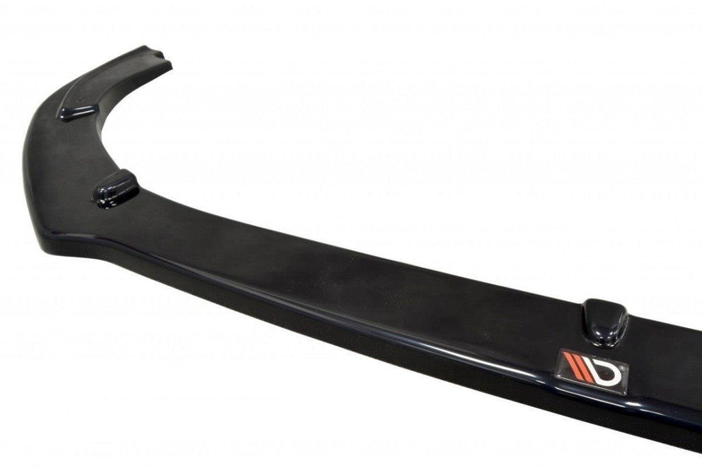 Maxton Design Street+ Spoilerlippe Front Ansatz V.1 passend für Peugeot RCZ Mk1 Facelift schwarz Hochglanz