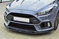Maxton Design Street+ Spoilerlippe Front Ansatz V.3 passend für Ford Focus RS Mk3 schwarz Hochglanz