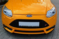 Maxton Design Street+ Spoilerlippe Front Ansatz V.2 passend für Ford Focus ST Mk3 schwarz Hochglanz