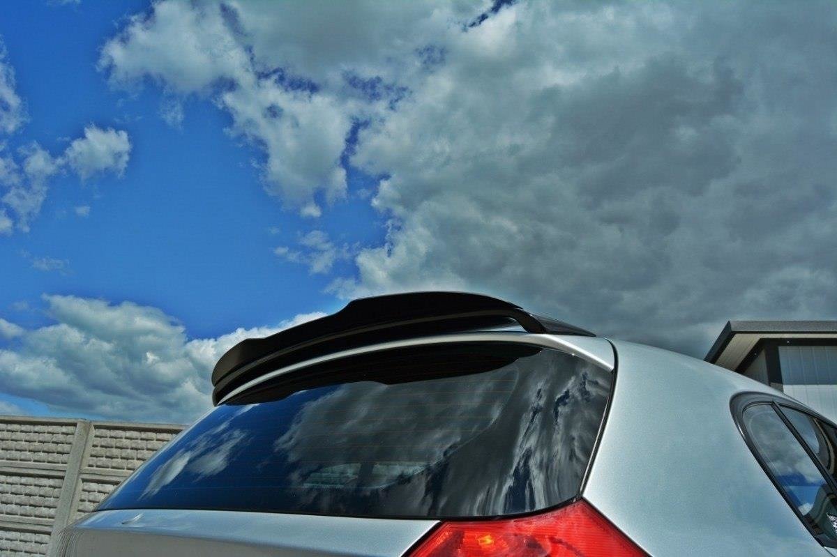 Maxton Design Spoiler CAP passend für BMW 1er E87 M-Performance schwarz Hochglanz