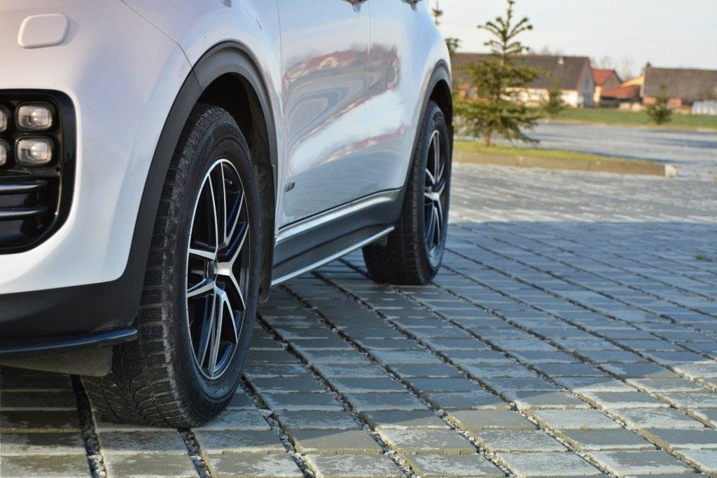 Maxton Design Seitenschweller Ansatz für KIA SPORTAGE mk4 GT-Line Carbon Look