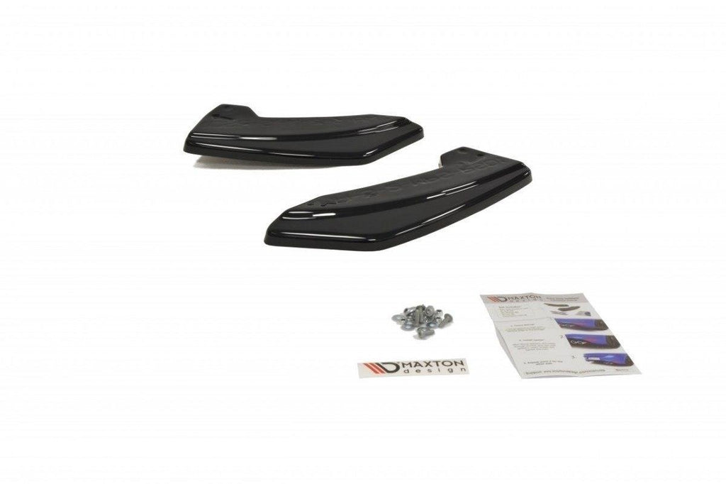 Maxton Design Heck Ansatz Flaps Diffusor passend für MAZDA 3 MK2 MPS schwarz Hochglanz